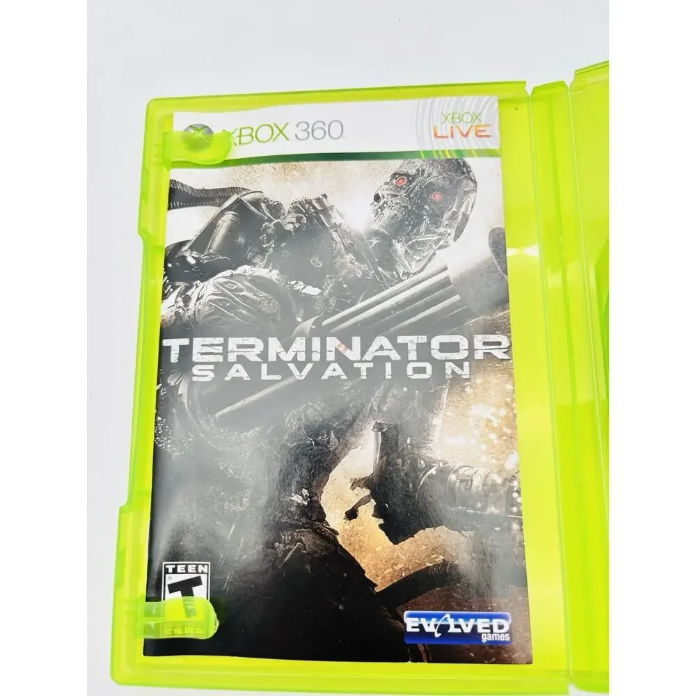 Terminator Salvation Xbox 360 Action Shooter Game CIB Complete Tested Works VG